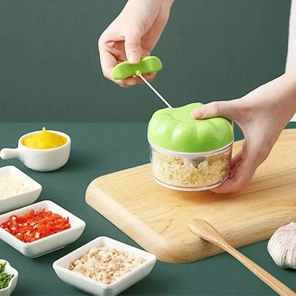 Mini Manual Garlic Press Portable Food Chopper Food Vegetables Meat Grinder Kitchen Gadgets