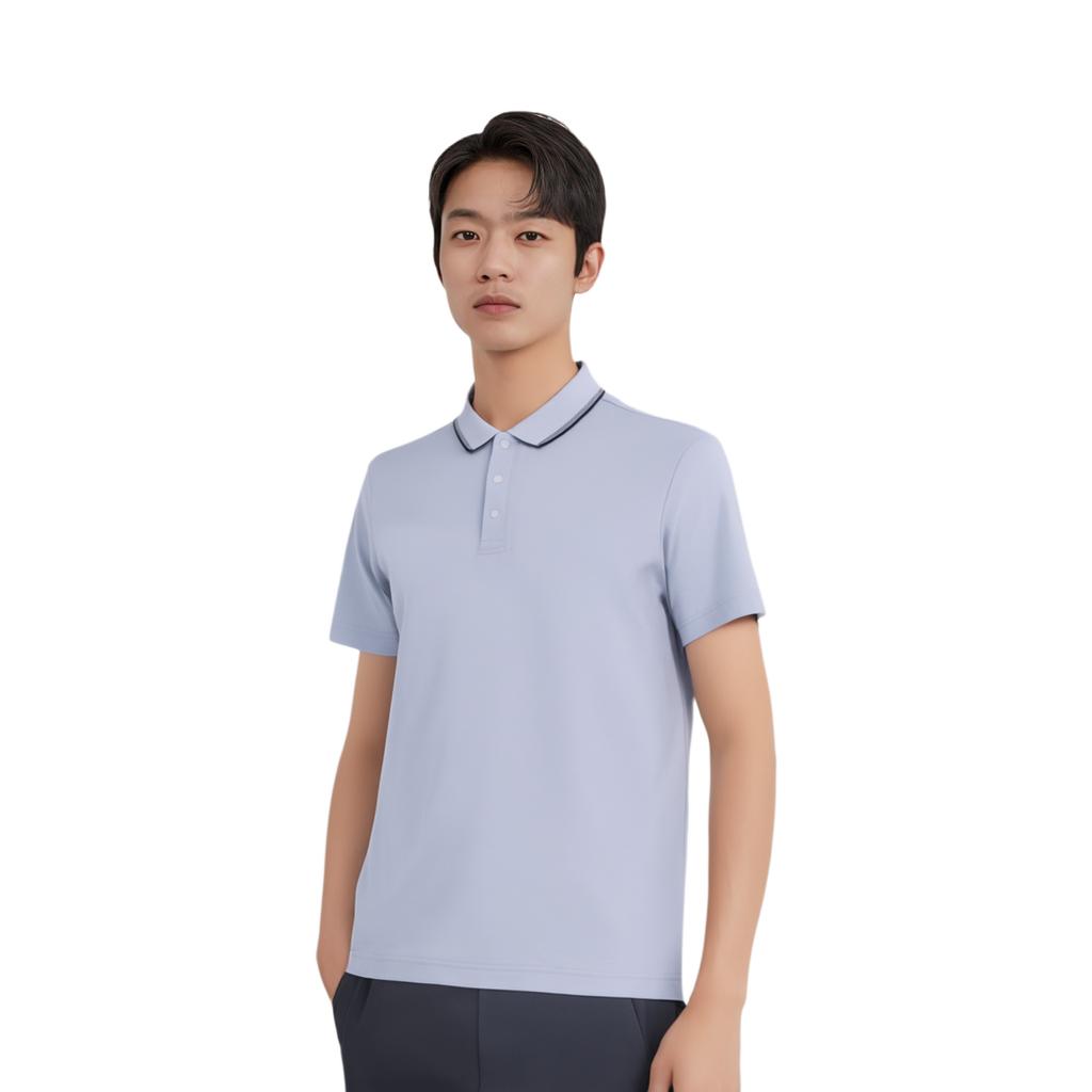 Li Ning Polo Shirt Men's Dove Gray APLU191-10