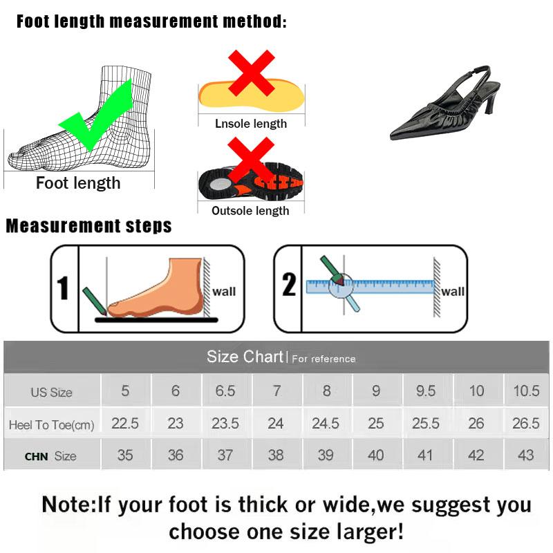 Fashion Fashion Pointed Toe Ladies High Heels Pumps Shoes Luxury Female Slingbacks Footwear Slip On Women Heels Shoes New 2025