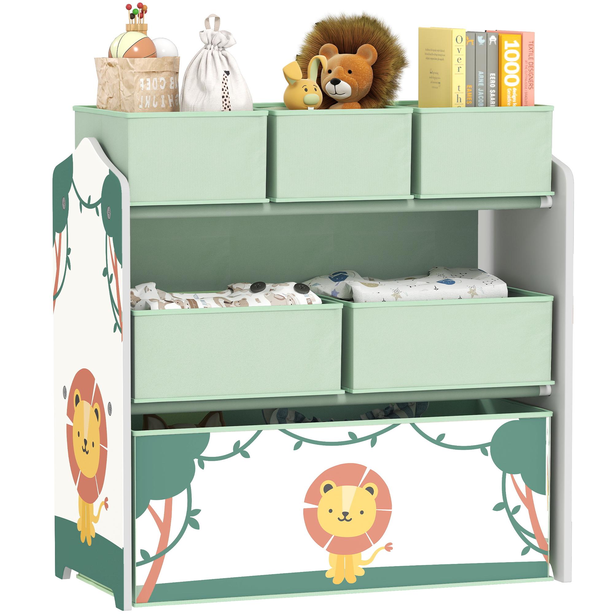 Kids Toy Storage Units, 3-Tier Toy
