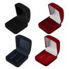 Velvet Ring Box Jewelry Display Box for Proposal, Engagement, Wedding, Ceremony
