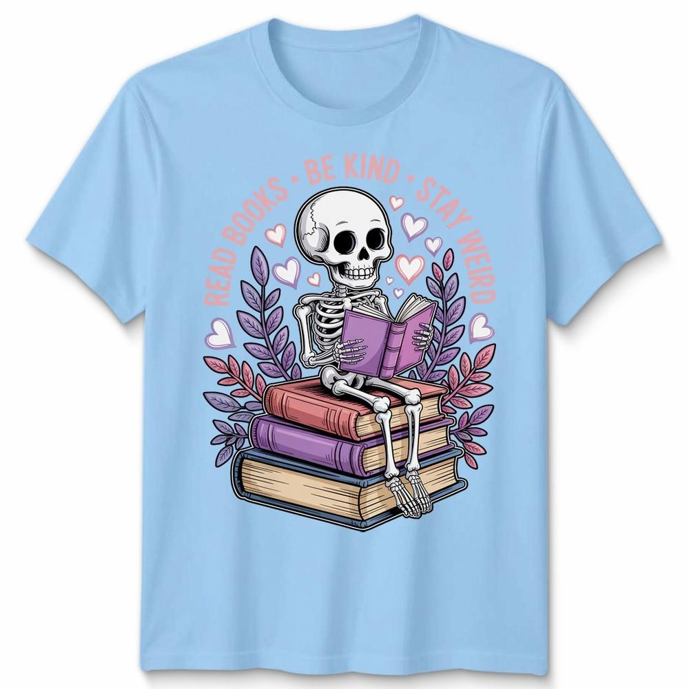 World Book Day Read Books Be Kind Stay Weird Funny Retro Aesthetic Unisex Tshirt S