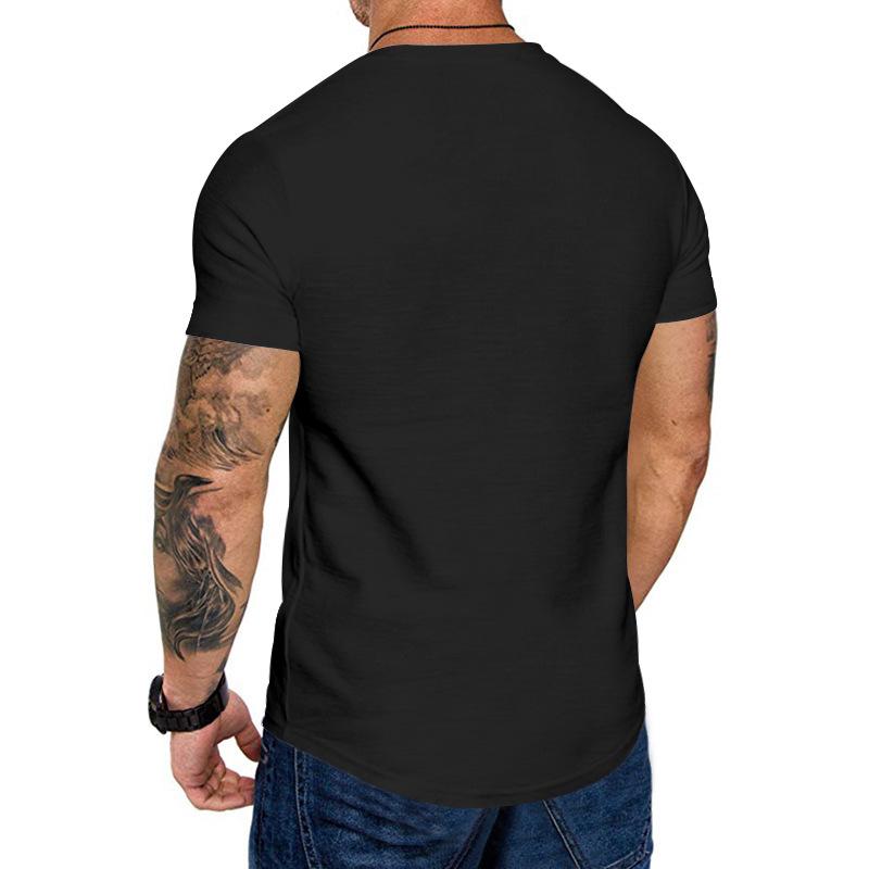 Men's Summer Slim Fit Sport Casual Round Neck T-shirt