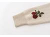 Women's Embroidered V-Neck Cashmere Cardigan - Trendy Autumn/Winter Style, Thick Knitted Outerwear