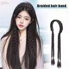 1Pcs Durable Ponytail Wig Headband Synthetic 45cm Hair Wig Piece Long Braid Women Headdress Party Styling Accessories