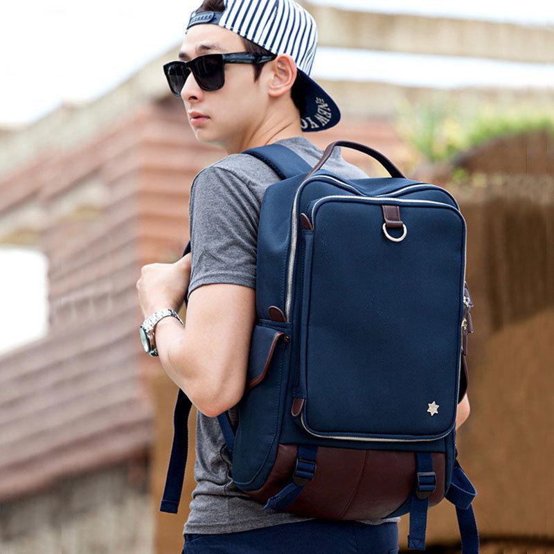 New Fashion High-quality Niche Design Sense Backpack Waterproof Simple Korean Version of The Student Backpack 17 Inch Laptop Bag
