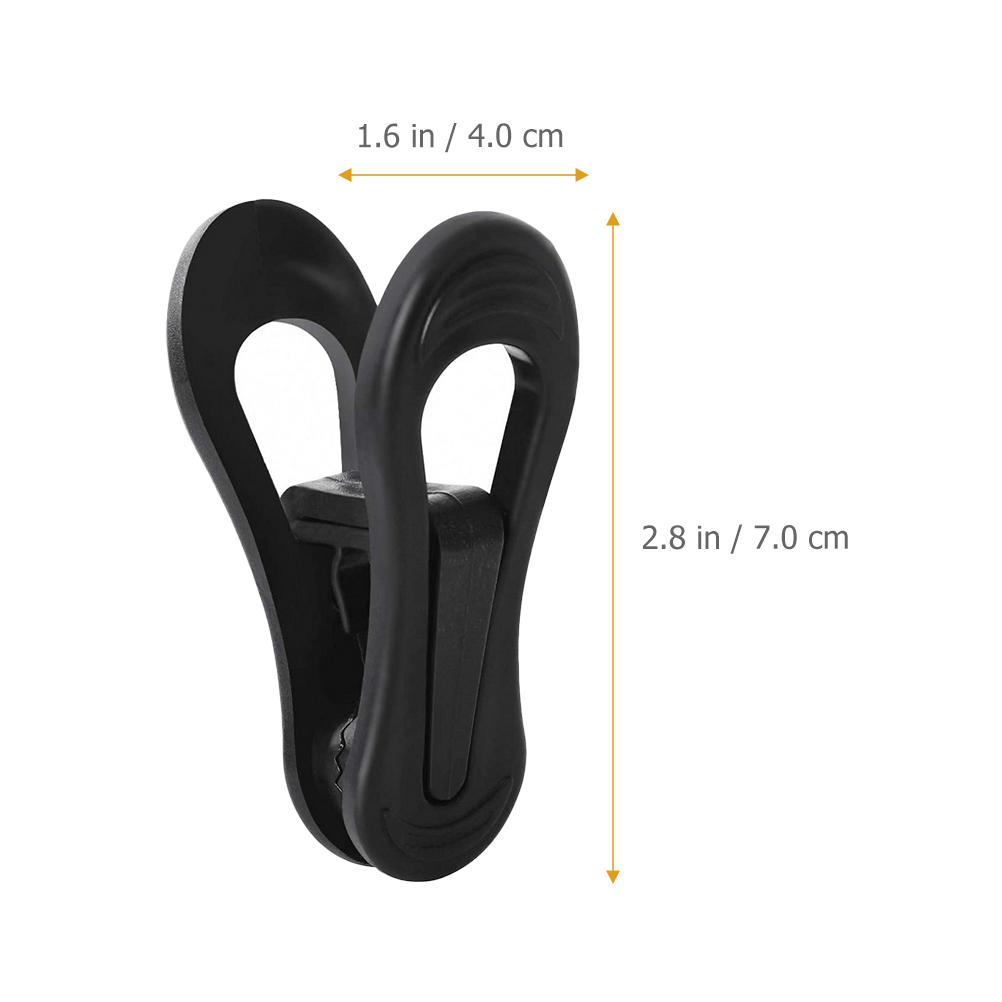 10Pcs Plastic Clothes Clips Non-Slip Clothespins Sturdy Laundry Pins for Hanging Socks Towels Clothes Hanger Clips