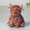 Animal Resin Craft Figurine With Natural Water Crystal For Office Decor And Feng Shui Gifts