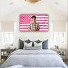 Mason Thames Pink Flag Tapestry  Girl Killer Cute Actor Poster  Fraternity Dorm Decor Flat Print