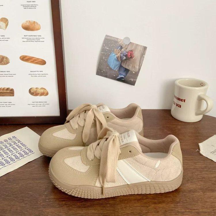 ins popular Japanese sweet retro pink board shoes women's 2025 autumn new versatile casual Dexun board shoes tide