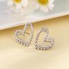 Korean Heart Stud Earrings: Elegant & Versatile Women's Design 2023