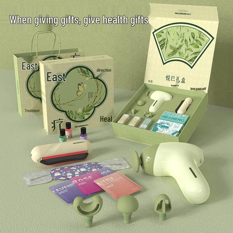 HEZHENG Vitality Head Massager Gift Set CN Plug (adapter Included)