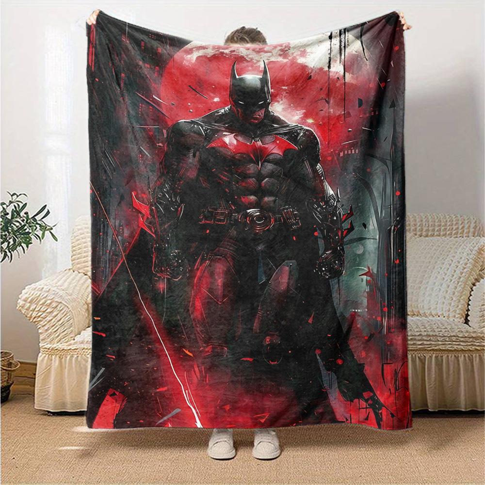 1pc Batman Nightwing Flannel Blanket Soft Warm Throw for Home, Office, Travel, All-Season Cozy Bedding GiftL1272