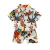 Children's Floral Print Clothing Short-sleeved T-shirt And Shorts Beachwear