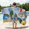 Cute T-Toro I-Inoue Cat Towel Quick Drying Beach Towels Are Suitable For Swimming Pools Camping Yoga And The Gym