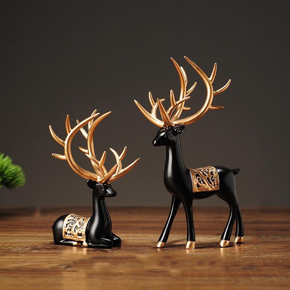 Luxusní bytové dekorace Přidejte domovu kouzlo Dekorace místnosti se sobem Dekorace domu se sobem