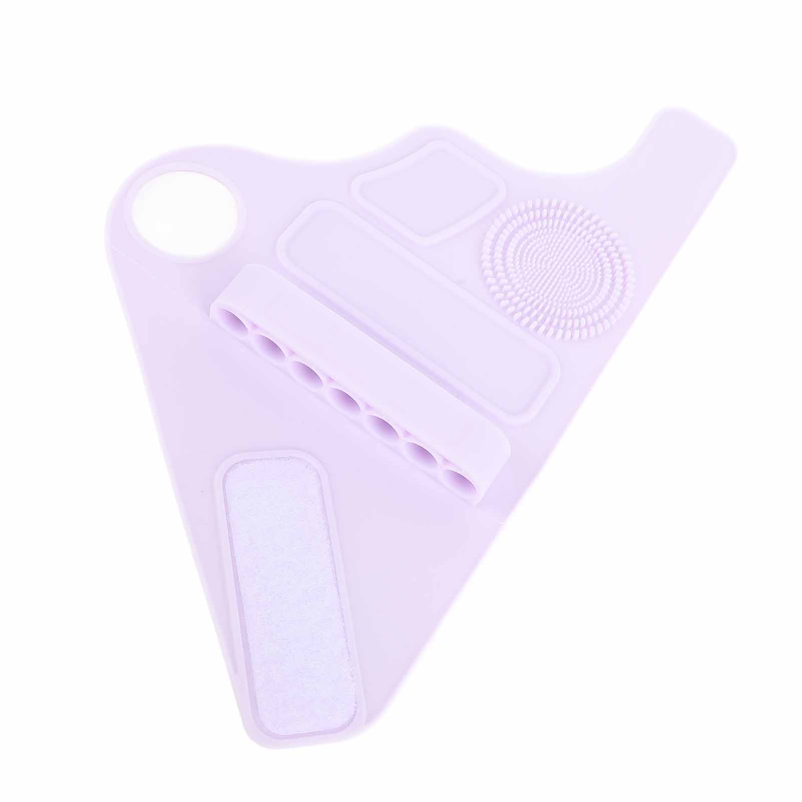 

Палитра для макияжа Силиконовый браслет Палитра для смешивания макияжа Ремешок для руки Тональный крем Консилер Макияж фиолетовый