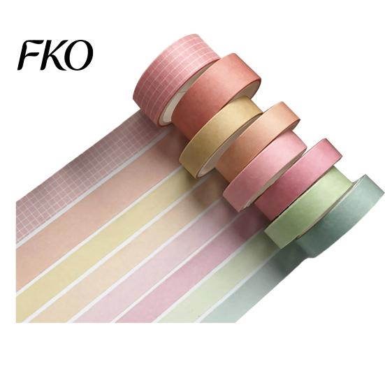 Transluzentes Washi Tape 8 Rollen Set, Dekorative Aufkleber, Ästhetische Unifarbene Tapes Karomuster für Scrapbooking Zubehör, Journaling Junk Journal,