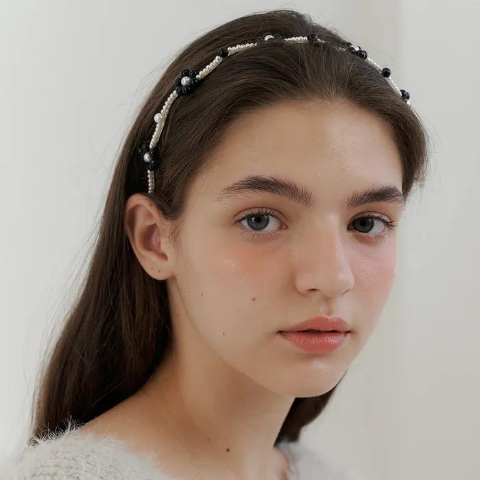 Pearl Flower wave Hairband