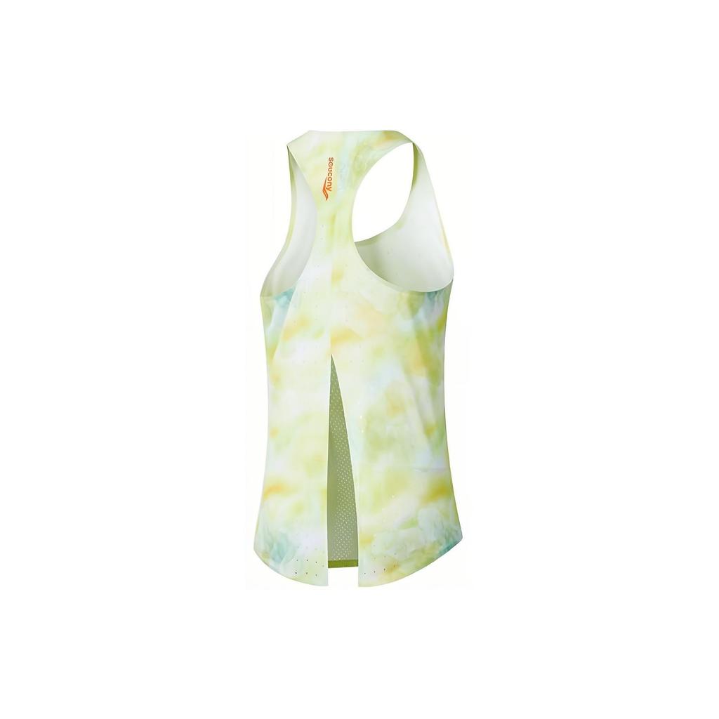 Saucony Tank Top Women's Yellow Green Blended Combo SC1249056A-PR61
