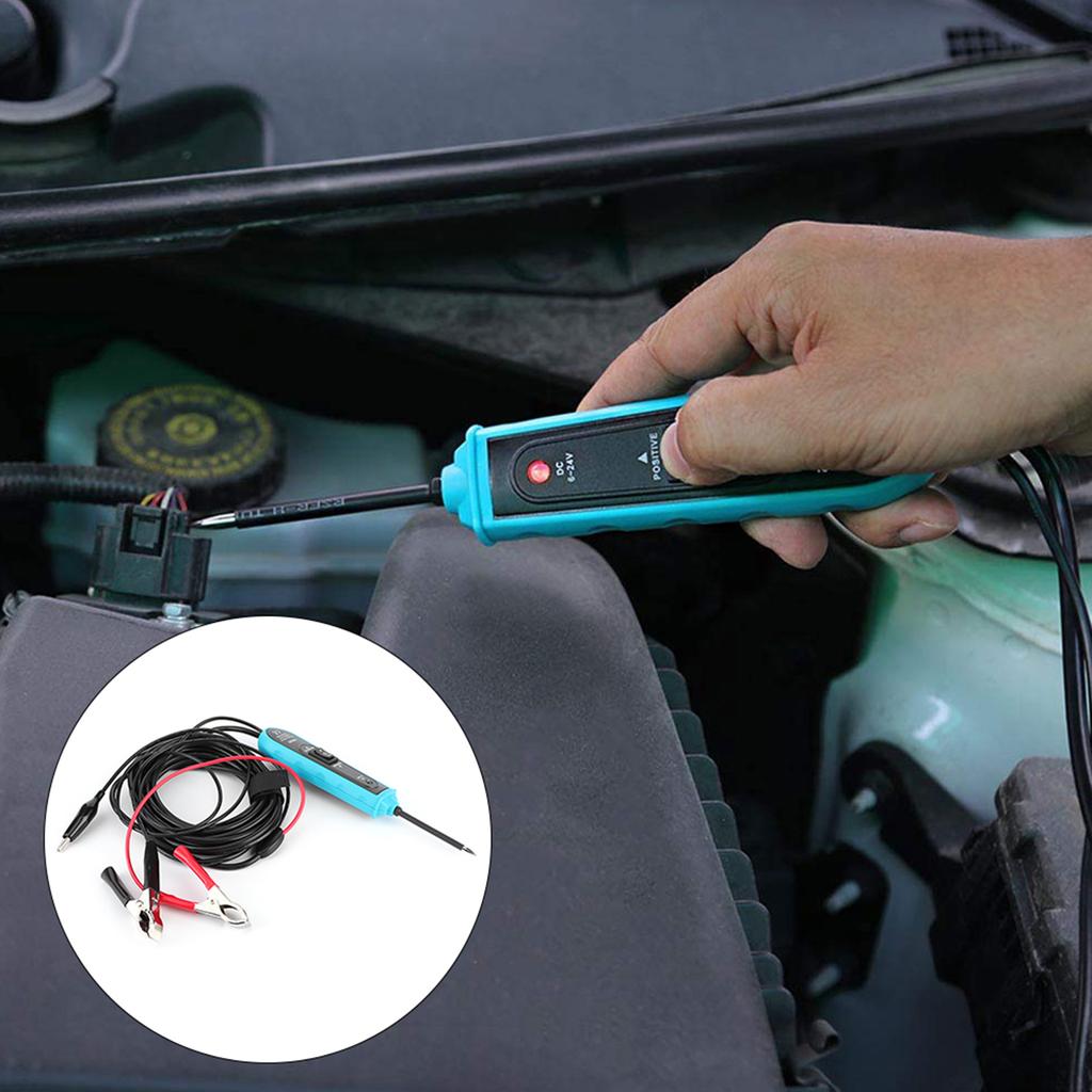 6 24V Electric Circuit Tester Test Pen with LED Light Diagnostic Tool for Automotive RV Yacht