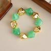 IngeSight.Z 8 Colors Boho Acrylic Irregular Bead Chain Bracelets Women Vintage Geometric Handmade Bangle Couple Jewelry Pulsera