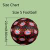 1pc Standard Football Size 5, Soccer Balls, FIFA World Cup Theme Soccer Ball, Machine Stitched, Ball for Training & Outdoor Match