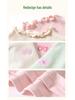 Tongbei 2025 Winter Girls' Cute Lace Collar T-shirt - Korean Style