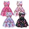 Girls' Cross-border Demon Hunter Witch Team Bowknot Dress 94212