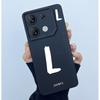 For Infinix GT 10 Pro X6739 Phone Case Lucky Initial Letter Matte Soft Silicone Shell For InfinixGT 10Pro GT10 Pro Cover Casing