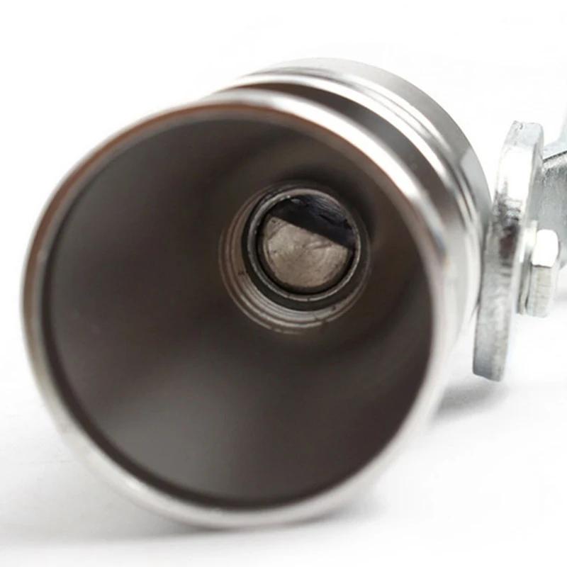 Uniwersalny samochodowy rozmiar S 18 mm Turbo Sound Whistle tłumik rura wydechowa automatyczny symulator zaworu upustowego dla wszystkich samochodów zmodyfikowanych motocykli