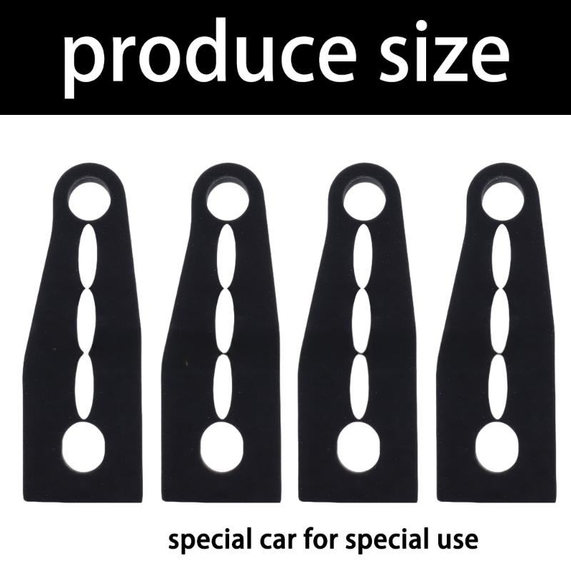 4 Pieces Car Door Latches Bumpers Soft Rubber Noise Reduction Pads Cushion Suitable For Secure Fit And Quiet Operation
