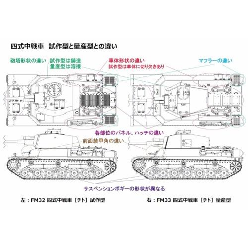 Fine Molds 1/35 Scale Japanese Army Type 4 Medium Tank Chi-To Mass Production Plastic Model Kit FM33