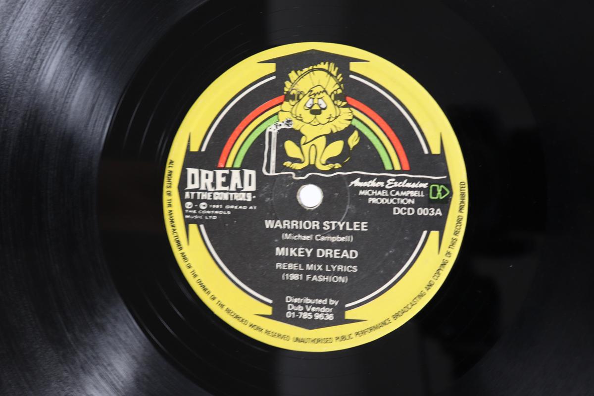 

12inch Record MIKEY DREAD Warrior Stylee Israel Stylee St DCD003 DREAD AT THE CO 1981 UK Reggae Ska Dub Used