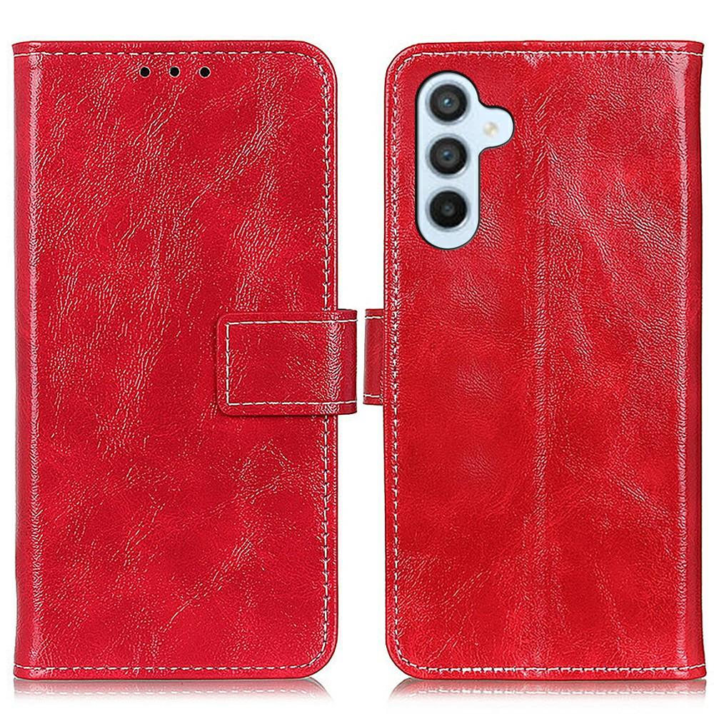 

For Samsung Galaxy A37 5G Case Wallet Leather Phone Cover Crazy Horse Texture