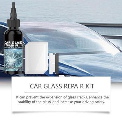 Car Glass Repair Kit Windscreen Repair Kit Glass Coating Car Care Kit Automotive Windscreen Repair Kit Vehicle Chipped