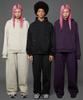 [Set] Hd Logo Applique Oversized Hoodie + Hd Logo Applique Sweatpants
