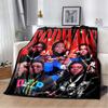 Hip Hop Rapper Blanket Rod Wave Flannel Blanket Soft Warm Throw Bedroom Decor Napping Couch Sofa Bed Chair Cover for Boys Girls