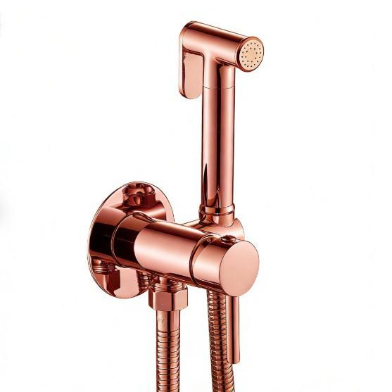 Wall-Mounted Hot & Cold All-Copper Bidet Spray Gun Faucet