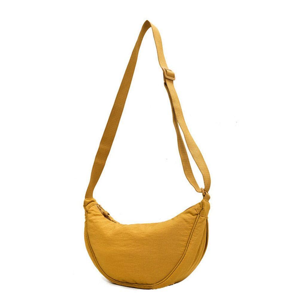 High Quality Casual Style Dumpling Bag Solid Color Large Capacity Crossbody Bag Nyl Female Shoulder Bags Travel Shopper