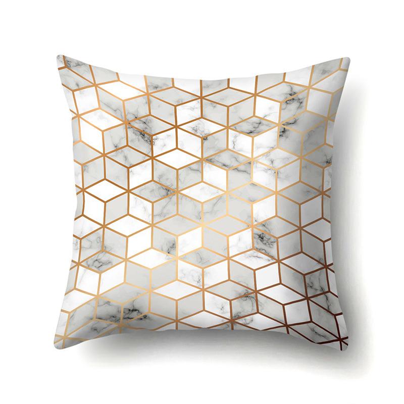 Geometric Simple Marble Print Pattern Cushion Cover Pillowcase Home Living Room Sofa Decorative Pillowcase