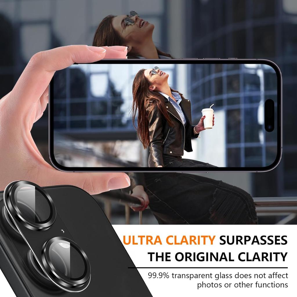 Metal Glass Camera Lens Protector Cover For For Iphone 16e 16 E 1 Pro Max 14 Plus 13 Mini For Iphone16 For Iphone16e 16Plus Protection Film