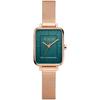 Square women's watches, trendy, stylish, simple, small square watches with steel straps, top ten brands of women's watches.
