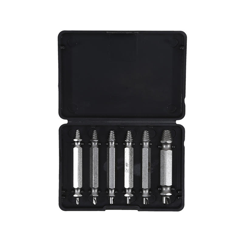4/6Pcs Damaged Screw Extractor Drill Bit Set High Speed Steel Stripped Broken Bolt Remover Easy Out Demolition Repair Tool Kit Convenient