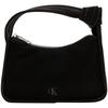 Minimalist Casual Commuter Letter Knot Shoulder Bag Pillow Bag Women Handbags Space-Black 4K3004G-UB1