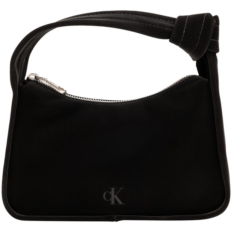 

Calvin Klein Minimalist Casual Commuter Letter Knot Shoulder Bag Pillow Bag Women Handbags Space-Black 4K3004G-UB1 UB1-Space Black