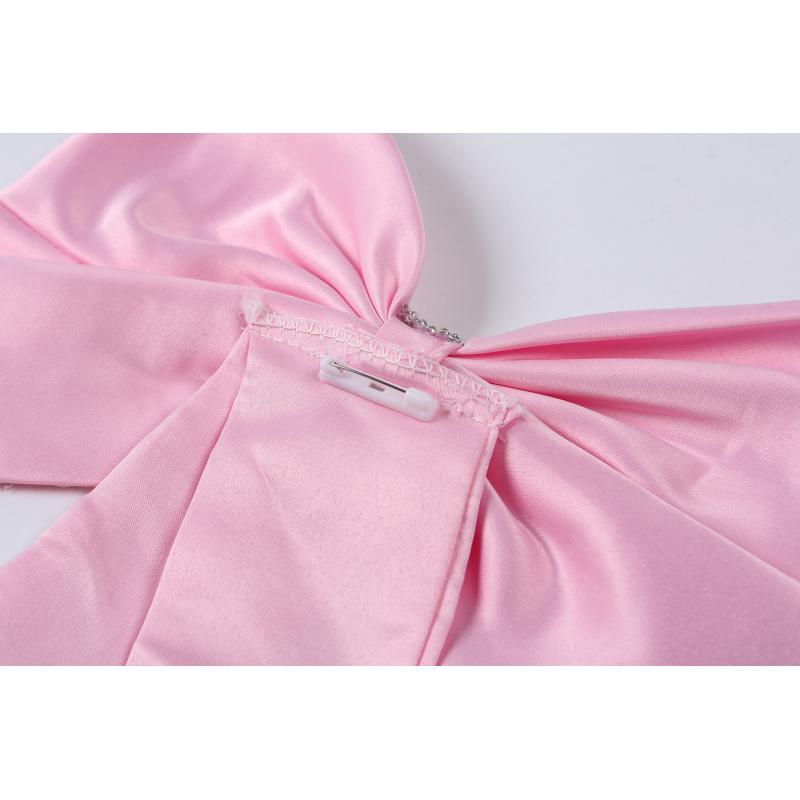 Bestseller Baby 100-Tage-Geburtstagskleid mit Schleife, Haarband, Puffrock und Spitzenkleid