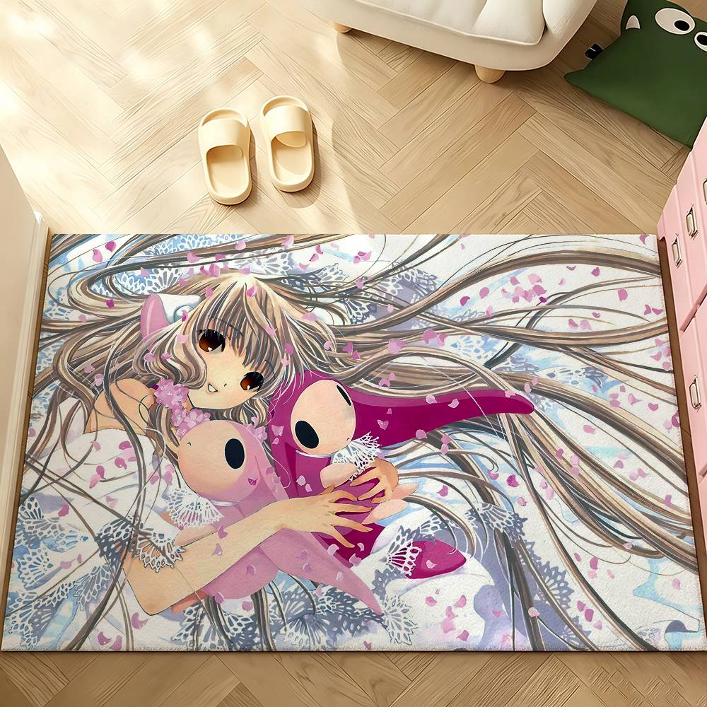 Anime C-chobits Carpet Bathroom Anti-slip Mat Door Mat Home Decoration Mat Entrance Door Mat Scratch-resistant Door Mat