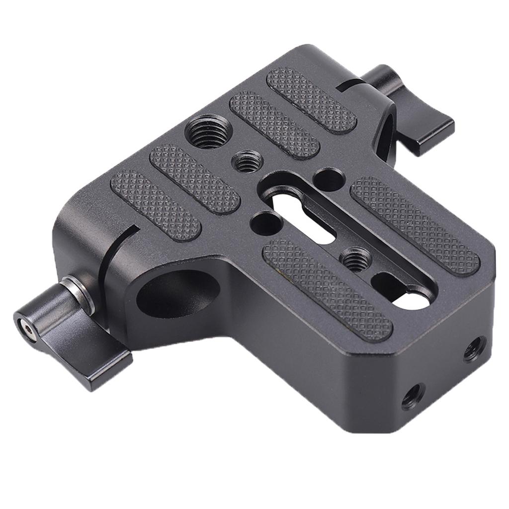 Universal 15mm Rod Rail Clamp Mounting Base Plate Bracket for Panasonic for Fujifilm DSLR Camera Rig Follow Focus Support System
