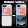 Mountain Landscape Case For Samsung Z Flip 8 7 6 5 Hybrid 3in1 Leather Skin Plating Frame Hard Folding Phone Cover For Galaxy Z Flip8 Flip7 Flip6